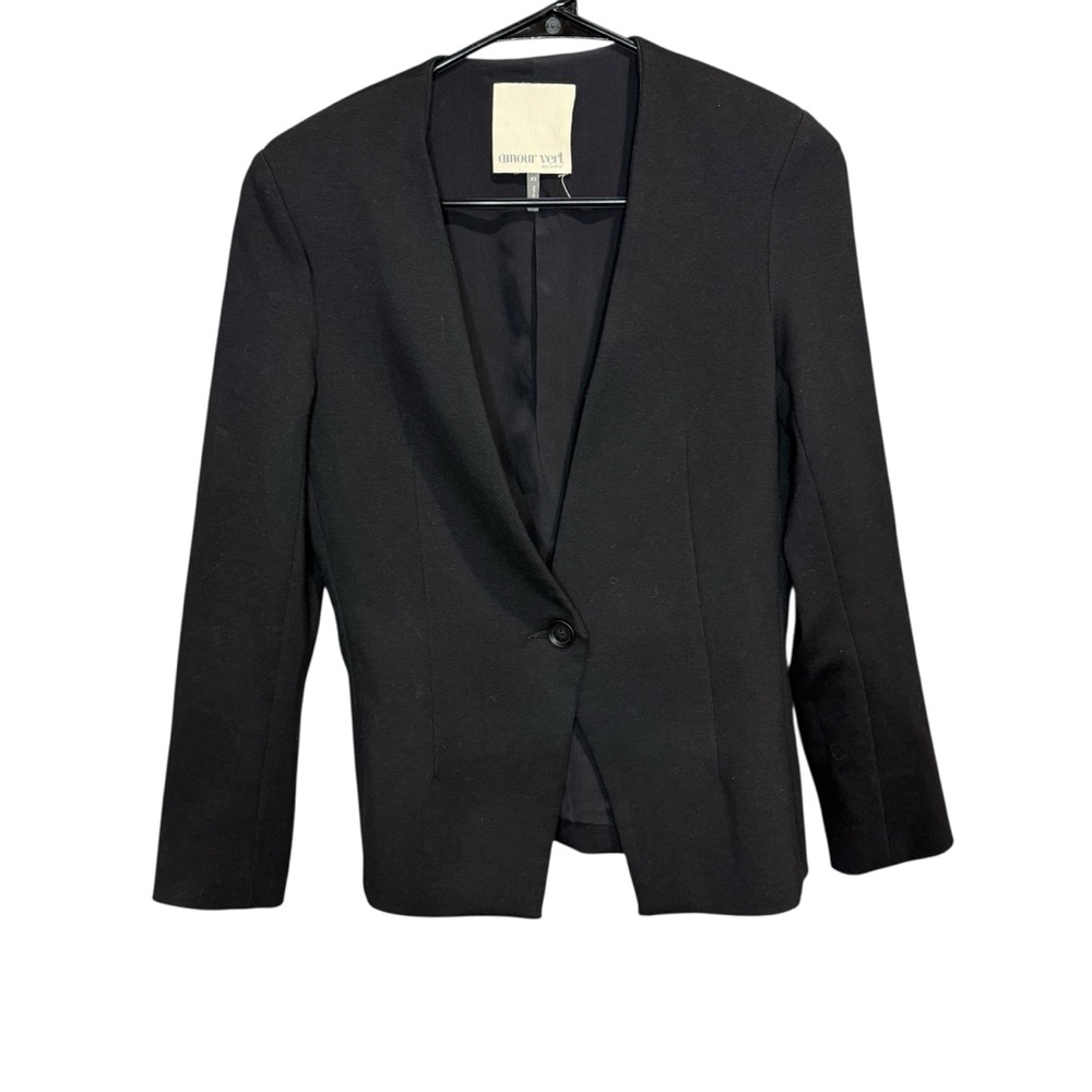 Amour Vert Classic Black‎ Blazer Size x-small